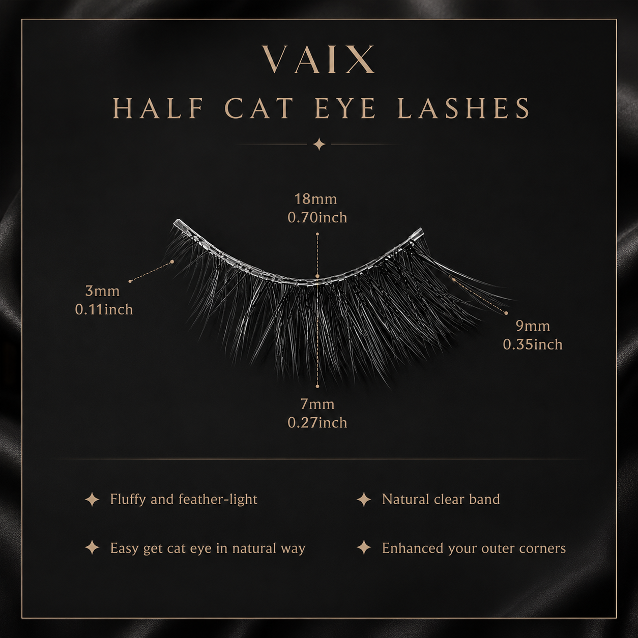 VAIX Aura Half Cat Eye Lashes