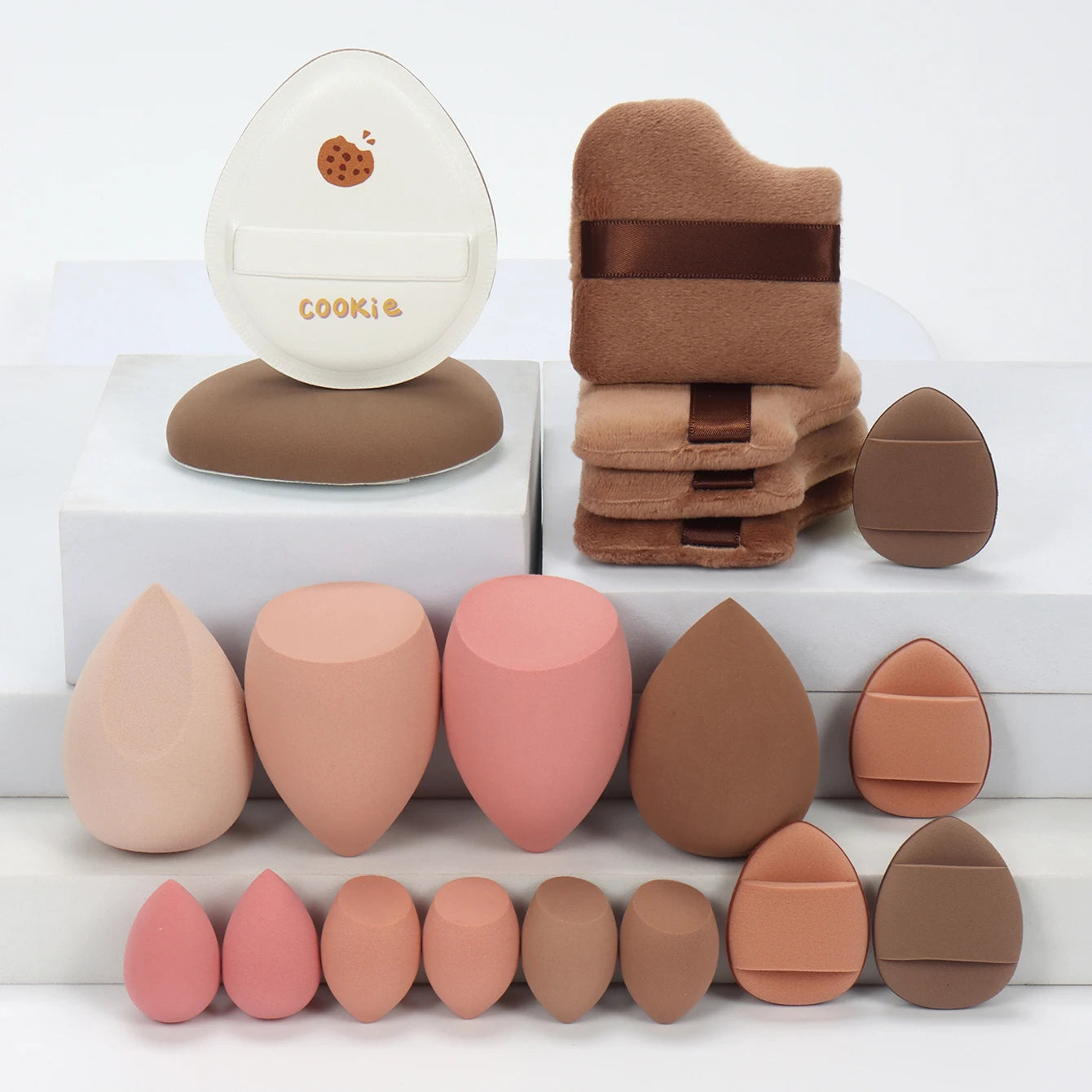 VAIX 20-Piece Makeup Sponge & Puff Set