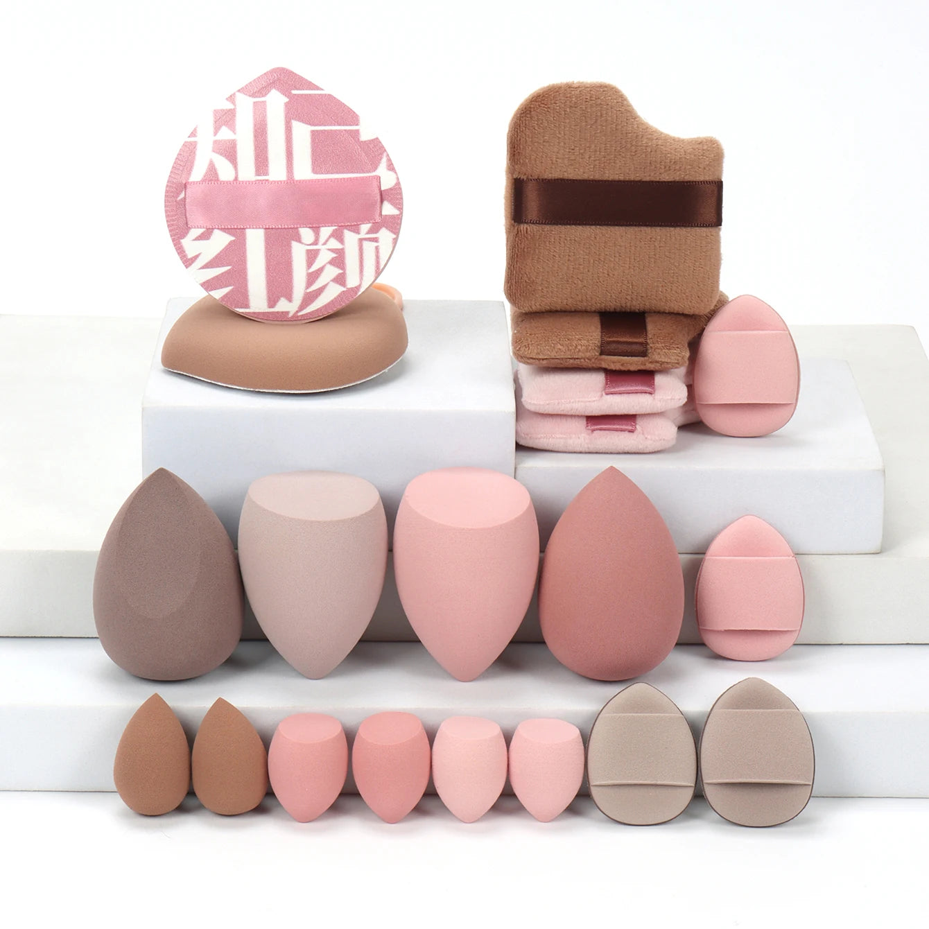 VAIX 20-Piece Makeup Sponge & Puff Set