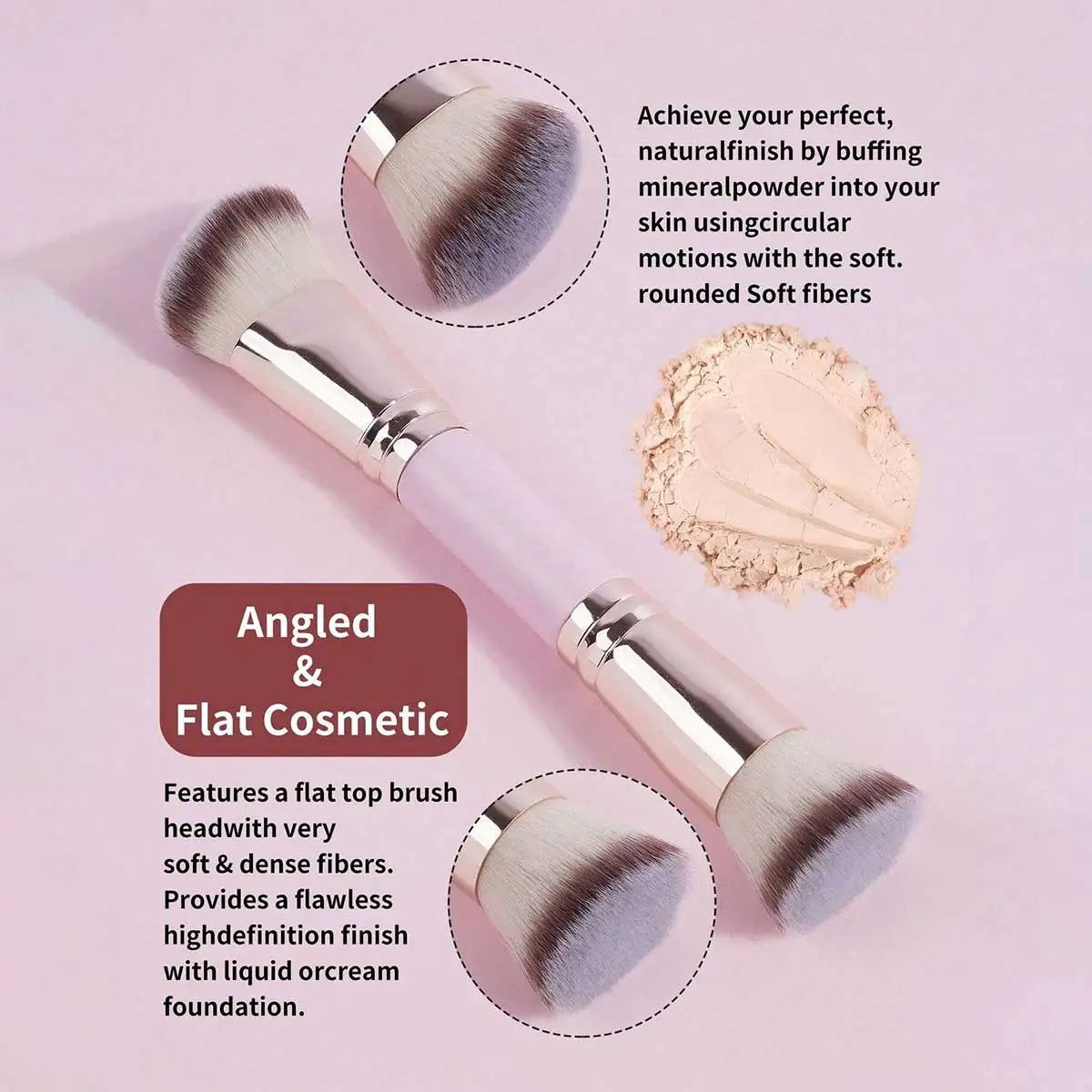 VAIX 4-Piece Makeup Brush Set