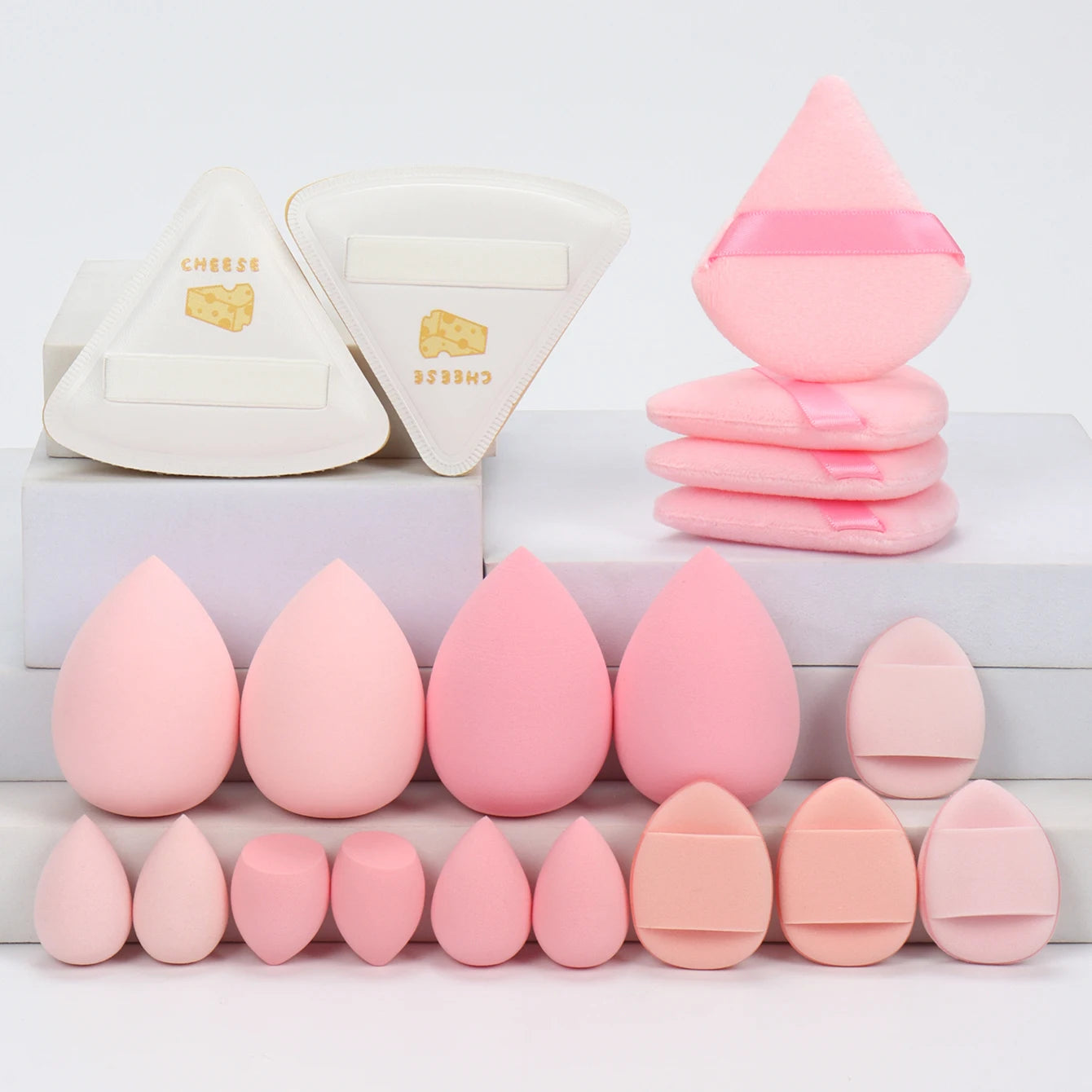 VAIX 20-Piece Makeup Sponge & Puff Set