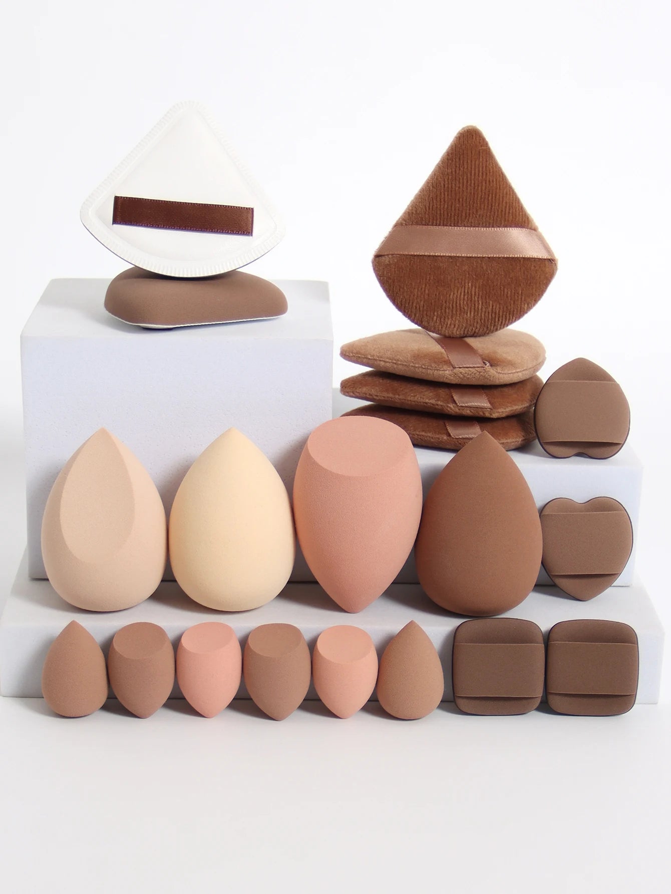 VAIX 20-Piece Makeup Sponge & Puff Set